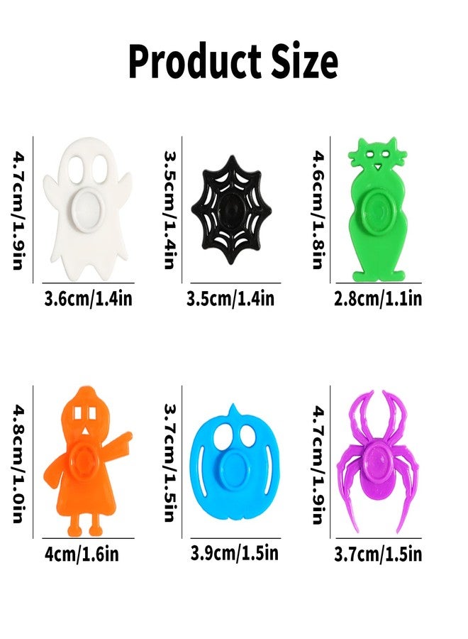 FXMHEHBB 36 Pcs Halloween Fidget Spinner Toys, Mini Finger Spinners Bulk Halloween Party Favors Goodie Bags Stuffers Classroom Prizes for Kids - Image 3